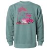 Unisex Midweight Pigment-Dyed Crewneck Sweatshirt Thumbnail