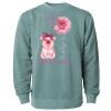 Unisex Midweight Pigment-Dyed Crewneck Sweatshirt Thumbnail