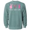 Unisex Midweight Pigment-Dyed Crewneck Sweatshirt Thumbnail