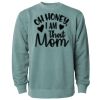 Unisex Midweight Pigment-Dyed Crewneck Sweatshirt Thumbnail