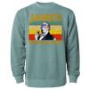 Unisex Midweight Pigment-Dyed Crewneck Sweatshirt Thumbnail