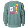 Unisex Midweight Pigment-Dyed Crewneck Sweatshirt Thumbnail