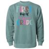 Unisex Midweight Pigment-Dyed Crewneck Sweatshirt Thumbnail