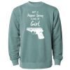 Unisex Midweight Pigment-Dyed Crewneck Sweatshirt Thumbnail