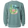 Unisex Midweight Pigment-Dyed Crewneck Sweatshirt Thumbnail