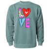 Unisex Midweight Pigment-Dyed Crewneck Sweatshirt Thumbnail