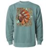 Unisex Midweight Pigment-Dyed Crewneck Sweatshirt Thumbnail