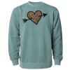 Unisex Midweight Pigment-Dyed Crewneck Sweatshirt Thumbnail