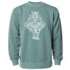 Unisex Midweight Pigment-Dyed Crewneck Sweatshirt Thumbnail