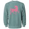 Unisex Midweight Pigment-Dyed Crewneck Sweatshirt Thumbnail