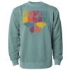 Unisex Midweight Pigment-Dyed Crewneck Sweatshirt Thumbnail