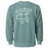 Unisex Midweight Pigment-Dyed Crewneck Sweatshirt Thumbnail