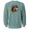 Unisex Midweight Pigment-Dyed Crewneck Sweatshirt Thumbnail