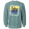 Unisex Midweight Pigment-Dyed Crewneck Sweatshirt Thumbnail