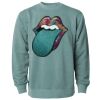 Unisex Midweight Pigment-Dyed Crewneck Sweatshirt Thumbnail