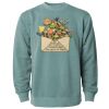 Unisex Midweight Pigment-Dyed Crewneck Sweatshirt Thumbnail