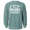 Unisex Midweight Pigment-Dyed Crewneck Sweatshirt Thumbnail