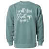 Unisex Midweight Pigment-Dyed Crewneck Sweatshirt Thumbnail