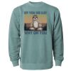 Unisex Midweight Pigment-Dyed Crewneck Sweatshirt Thumbnail