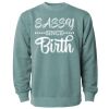 Unisex Midweight Pigment-Dyed Crewneck Sweatshirt Thumbnail
