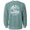 Unisex Midweight Pigment-Dyed Crewneck Sweatshirt Thumbnail