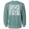 Unisex Midweight Pigment-Dyed Crewneck Sweatshirt Thumbnail