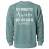 Unisex Midweight Pigment-Dyed Crewneck Sweatshirt Thumbnail