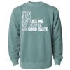Unisex Midweight Pigment-Dyed Crewneck Sweatshirt Thumbnail