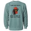 Unisex Midweight Pigment-Dyed Crewneck Sweatshirt Thumbnail