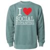 Unisex Midweight Pigment-Dyed Crewneck Sweatshirt Thumbnail