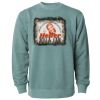 Unisex Midweight Pigment-Dyed Crewneck Sweatshirt Thumbnail