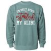 Unisex Midweight Pigment-Dyed Crewneck Sweatshirt Thumbnail