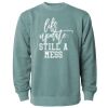Unisex Midweight Pigment-Dyed Crewneck Sweatshirt Thumbnail