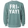 Unisex Midweight Pigment-Dyed Crewneck Sweatshirt Thumbnail