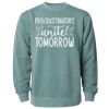 Unisex Midweight Pigment-Dyed Crewneck Sweatshirt Thumbnail