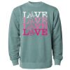Unisex Midweight Pigment-Dyed Crewneck Sweatshirt Thumbnail