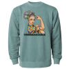 Unisex Midweight Pigment-Dyed Crewneck Sweatshirt Thumbnail