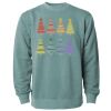 Unisex Midweight Pigment-Dyed Crewneck Sweatshirt Thumbnail
