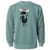 Unisex Midweight Pigment-Dyed Crewneck Sweatshirt Thumbnail