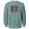 Unisex Midweight Pigment-Dyed Crewneck Sweatshirt Thumbnail