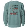 Unisex Midweight Pigment-Dyed Crewneck Sweatshirt Thumbnail