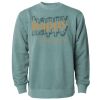 Unisex Midweight Pigment-Dyed Crewneck Sweatshirt Thumbnail