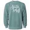 Unisex Midweight Pigment-Dyed Crewneck Sweatshirt Thumbnail