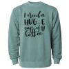 Unisex Midweight Pigment-Dyed Crewneck Sweatshirt Thumbnail