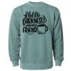 Unisex Midweight Pigment-Dyed Crewneck Sweatshirt Thumbnail