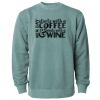 Unisex Midweight Pigment-Dyed Crewneck Sweatshirt Thumbnail
