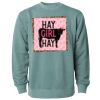 Unisex Midweight Pigment-Dyed Crewneck Sweatshirt Thumbnail