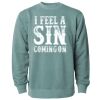 Unisex Midweight Pigment-Dyed Crewneck Sweatshirt Thumbnail
