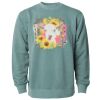 Unisex Midweight Pigment-Dyed Crewneck Sweatshirt Thumbnail