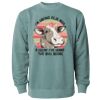 Unisex Midweight Pigment-Dyed Crewneck Sweatshirt Thumbnail